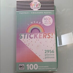 The Happy Planner Rainbow Pastel Sticker Set